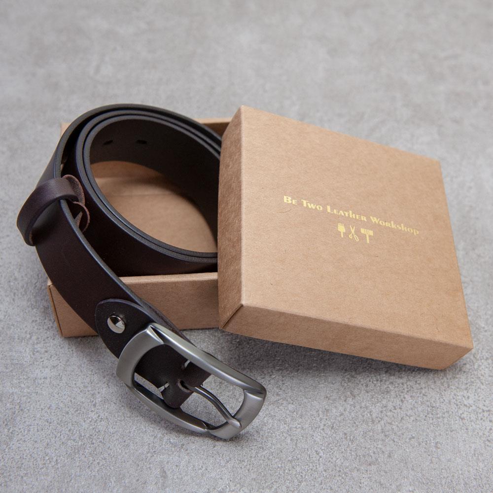 皮帶 深咖色 腰帶 義大利植鞣革 男女用 加寬版 客製燙金 38mm