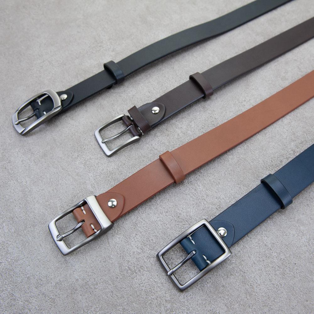 皮帶 真皮牛皮 腰帶 義大利植鞣革 標準寬腰帶 男女用 客製燙金 34mm
