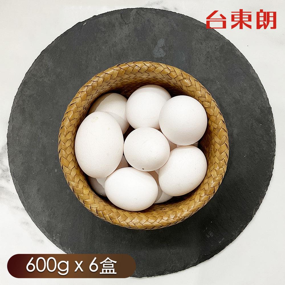 【億統農場】台東朗嚴選-有機白殼蛋600g+-30g(10顆)*6