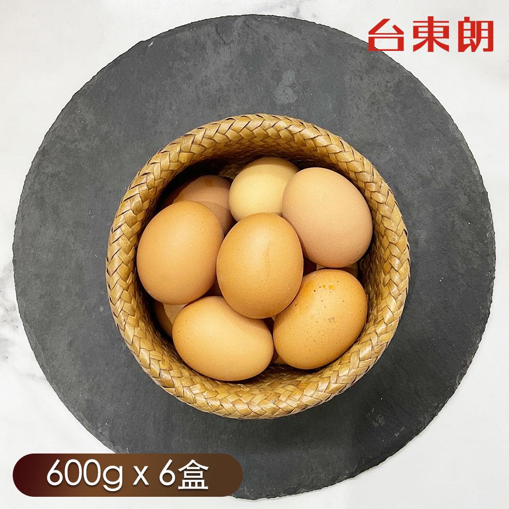 【億統農場】台東朗嚴選-紅殼蛋600g+-30g(10顆)*6