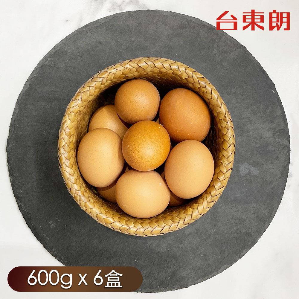 【億統農場】台東朗嚴選-有機紅殼紅卵蛋600g+-30g(10顆)*6