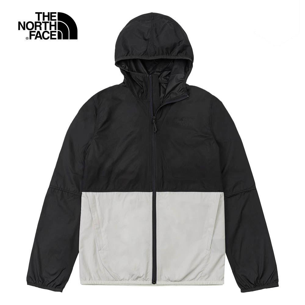 The north face store black and white jacket