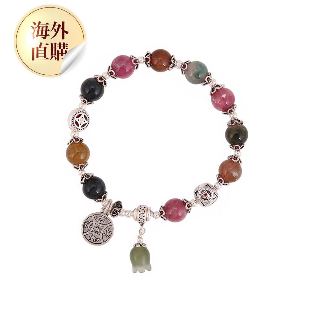 碧璽銅錢吊墬手鍊（限海外直購）Bracelet