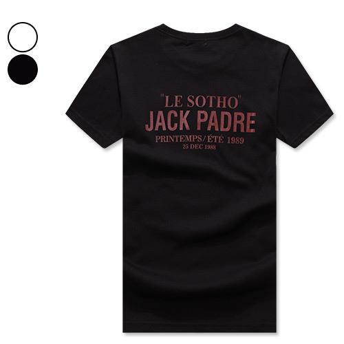 情侶短T恤 MIT韓版字母JACK PADRE短袖上衣(2色) 現+預【NW621072】