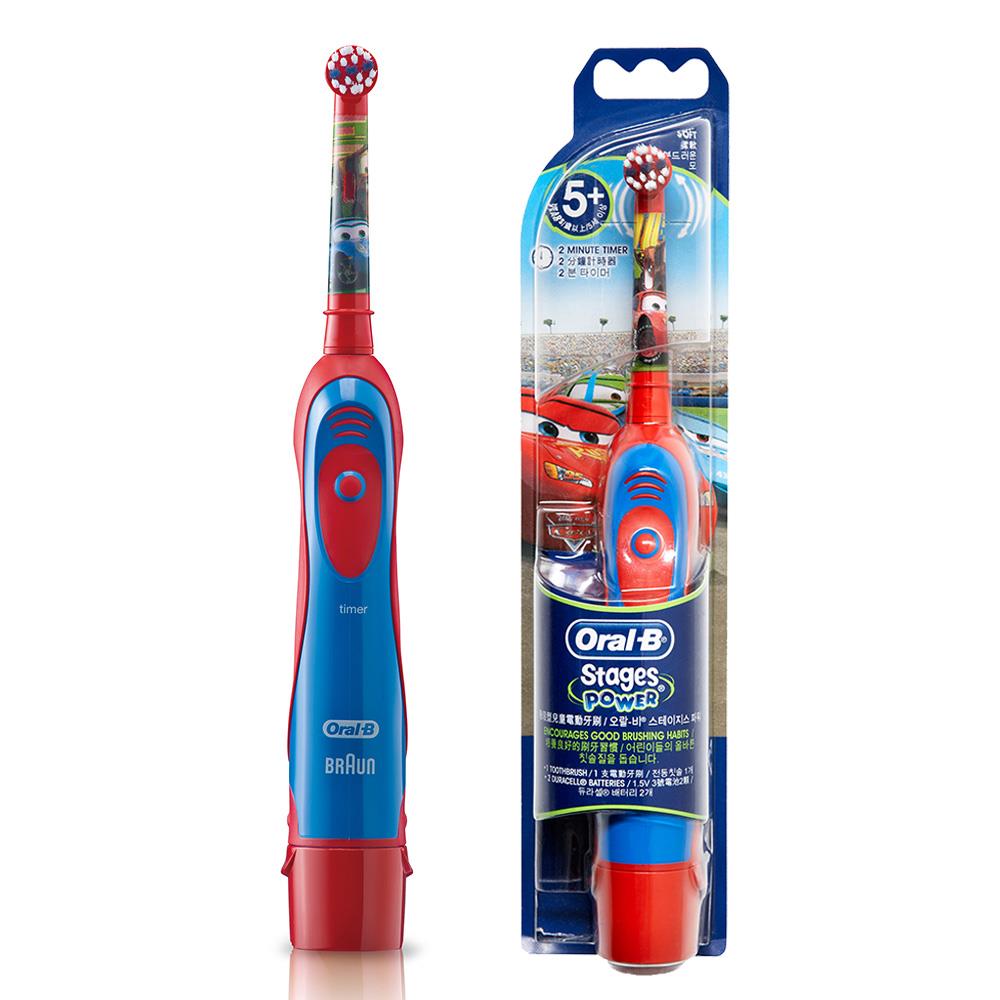 【Oral-B 歐樂B】電池式兒童電動牙刷DB4510 (CARS)