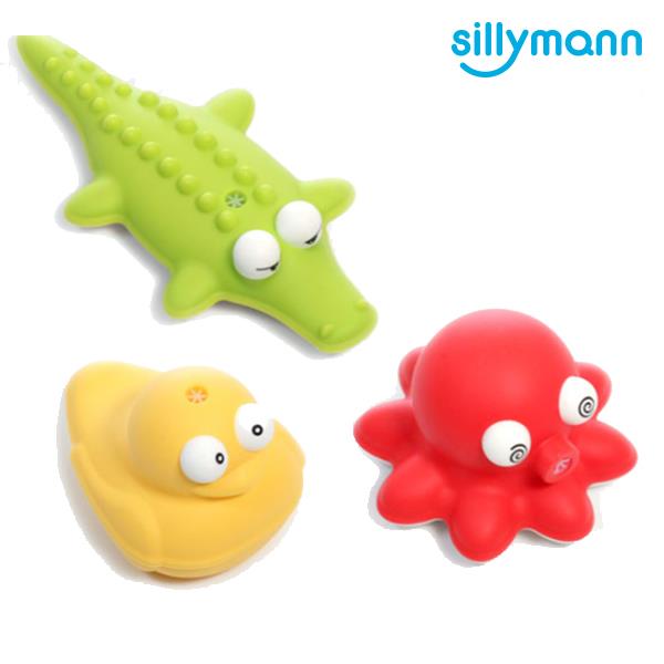韓國【sillymann】 100%鉑金矽膠洗澡玩具