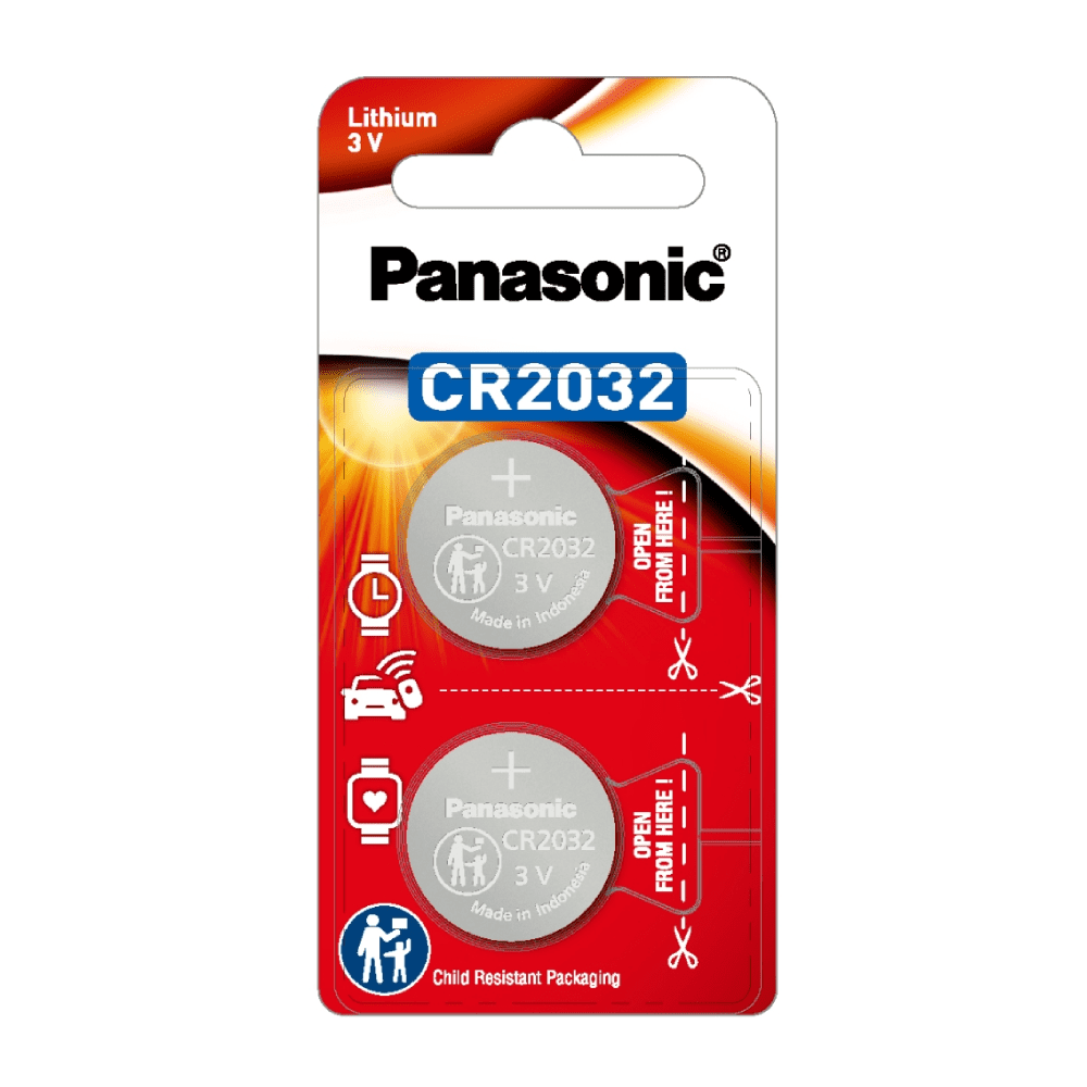 Panasonic 國際牌鋰電池鈕扣電池 #CR2032 (2入)