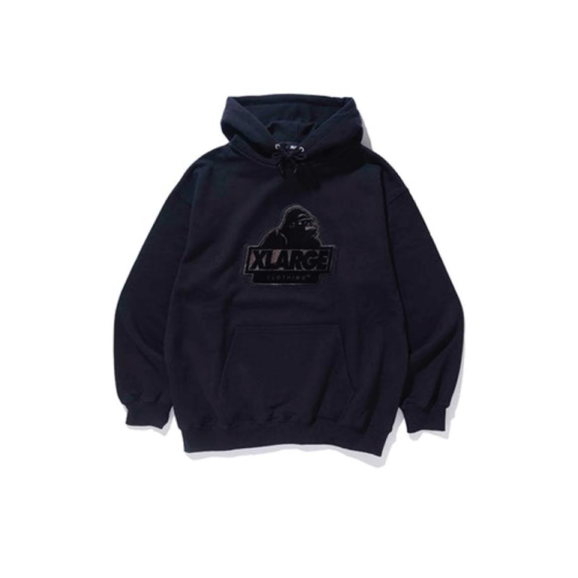 X-Large】大人気EMBLEM PATCHED PULLOVER HOODED SWEAT XLARGE 