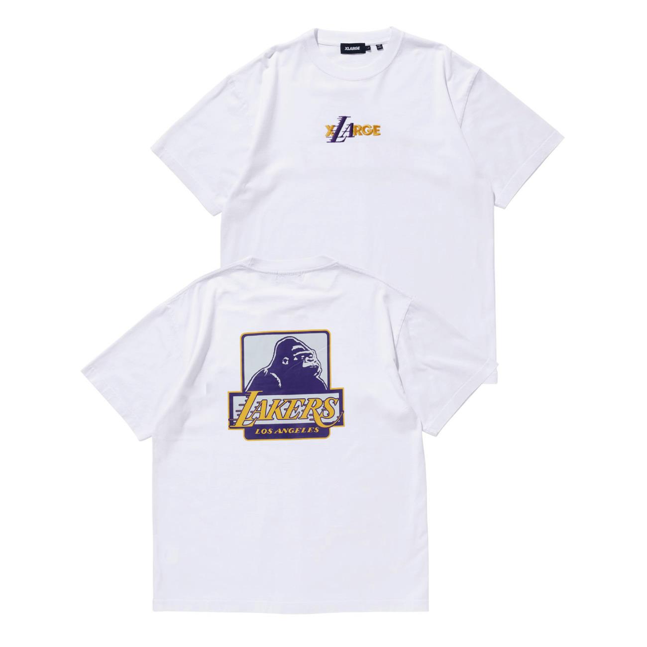 Lakers Standard Logo S/S Tee-White | 熱銷推薦| XLARGE / x-girl