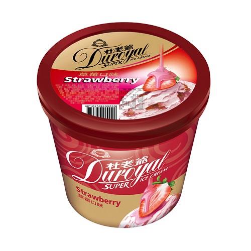 【冷凍店取－杜老爺】杜老爺－草莓口味(６７２ｇ／桶)