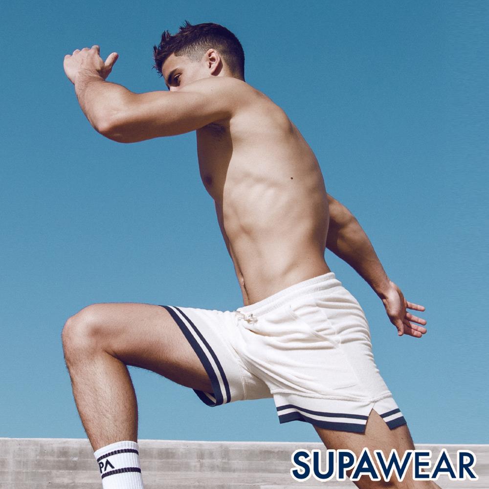 ★出清★3件5折★5件4折★7件3折★ SUPAWEAR 極簡系列 -復古運動短褲，王子白 LS-S20TWOWW1