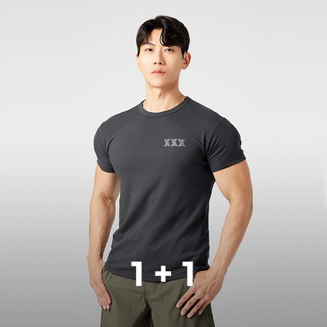 1+1組合價1580元▸XT2171G▸ Muscle Fit Dual 健身短袖上衣
