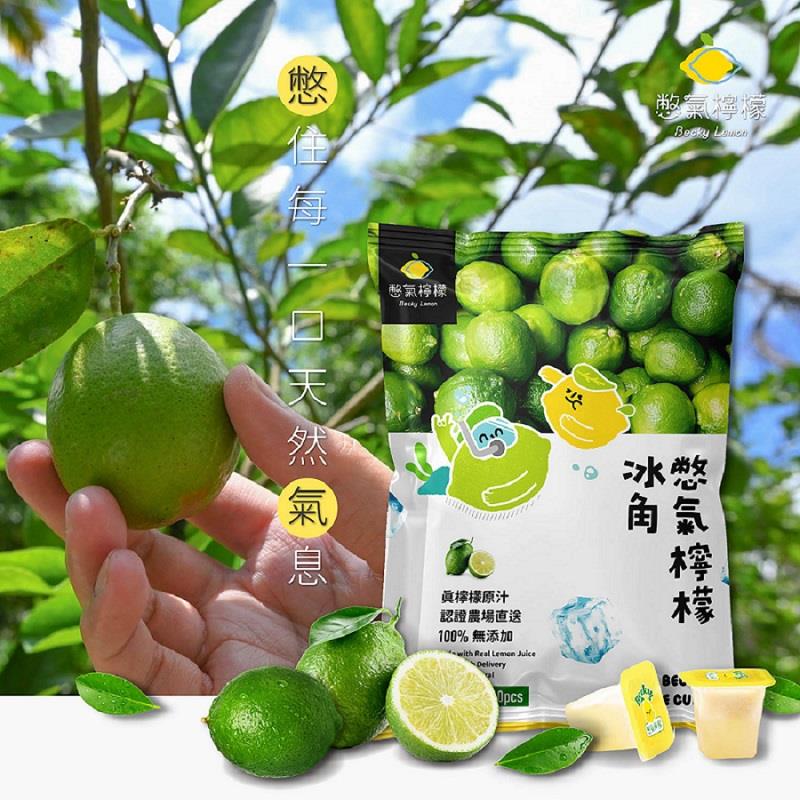【冷凍店取－憋氣檸檬】憋氣冰角－原味檸檬(２８ｇ＊１０顆)