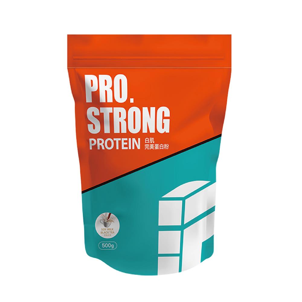 PRO. STRONG 白肌完美蛋白粉-豆乳紅茶（500g）爆發力型/無氧運動專用蛋白補給品