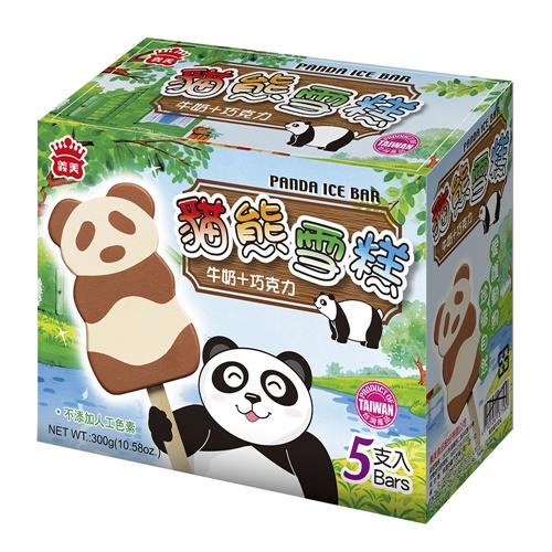【冷凍店取－義美】貓熊雪糕（５支入）(６０ｇ＊５支／盒)