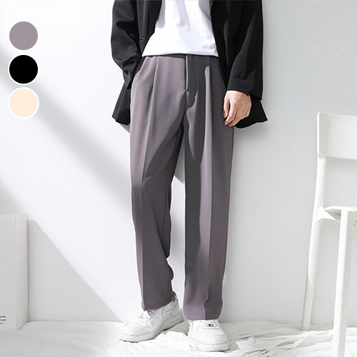 男長褲 韓版紳士垂墜寬褲大尺碼上班族西裝褲 / 現 預【NZ751018】