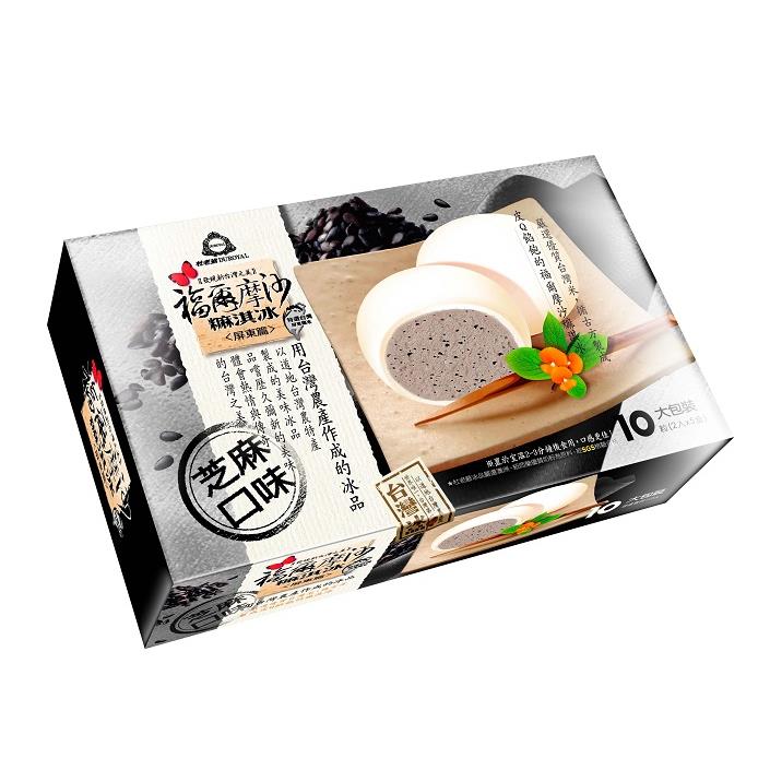 【冷凍店取－杜老爺】杜老爺麻淇冰淇淋－芝麻口味(４２ｇ＊１０粒)