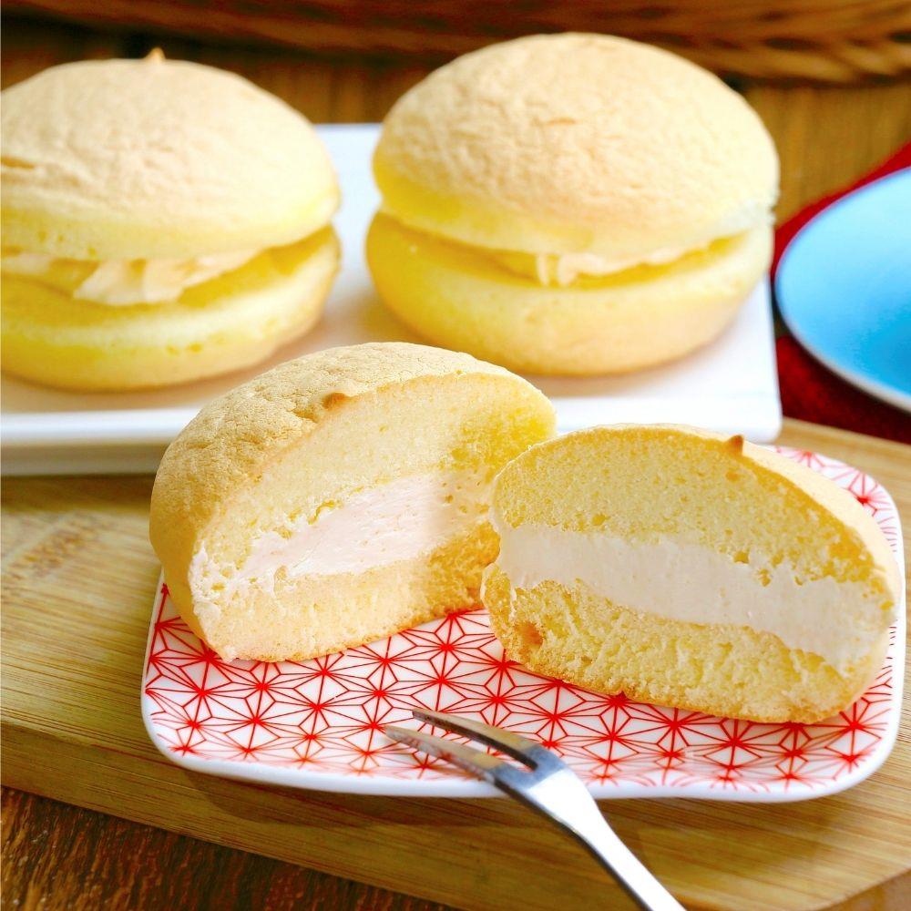 【冷凍店取－美食村】北海道冰心蛋糕－原味(１８０ｇ±３％／盒（８入）)