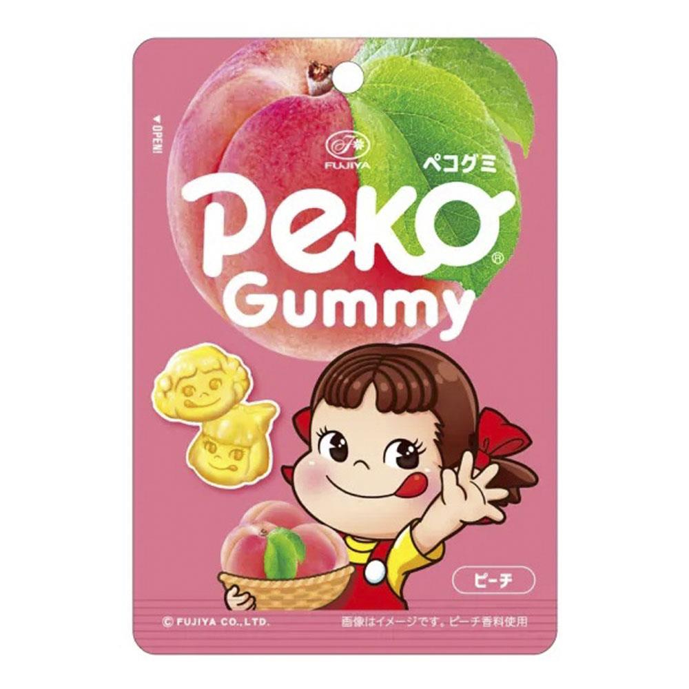 不二家Peko造型QQ糖50g_蜜桃