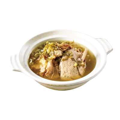 【柚子花花】酸菜鴨肉湯 (冷凍品)