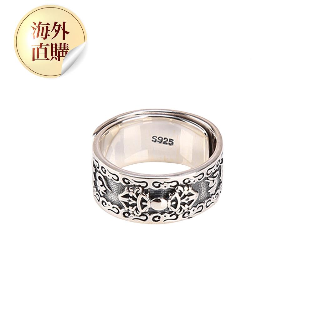除障金剛杵心經純銀戒-銀（限海外直購）Ring