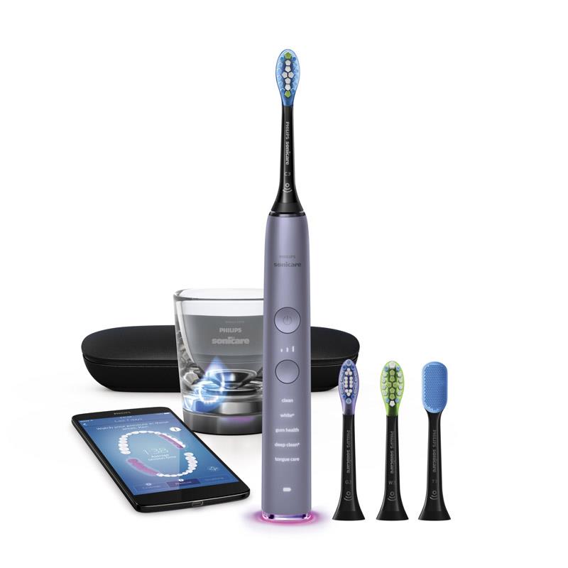 ★寄舊換新特惠+贈9個月份刷頭★鑽石靚白智能音波牙刷Sonicare Smart-絢光銀(HX9924/42)
