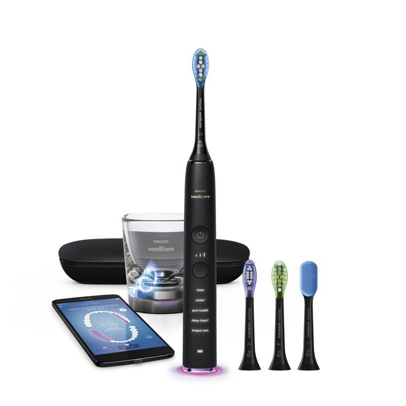 ★寄舊換新特惠+贈9個月份刷頭★鑽石靚白智能音波牙刷Sonicare Smart-爵士黑(HX9924/12)