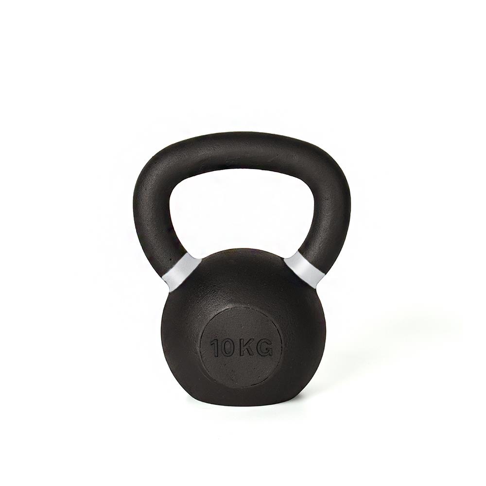 馬克斯-經典鑄鐵壺鈴-10kg(銀)-Fun Sport-(kettlebell/ weight training/Gym equipment /運動器材/重量訓練設備/健身器材）