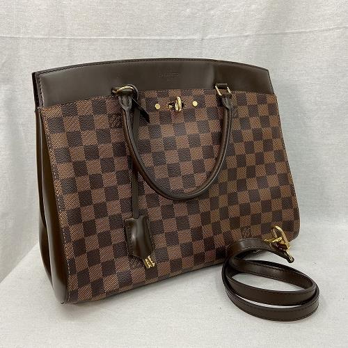 Replica Louis Vuitton N41150 Rivoli MM Tote Bag Damier Ebene Canvas For Sale