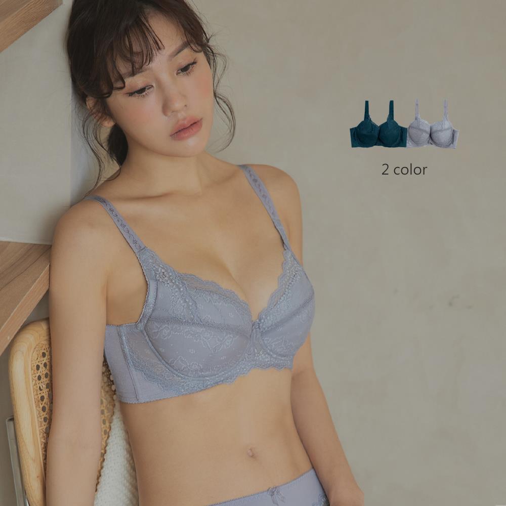Elegant優雅孔雀防外擴提托W型軟鋼圈內衣-灰VC維娜552369