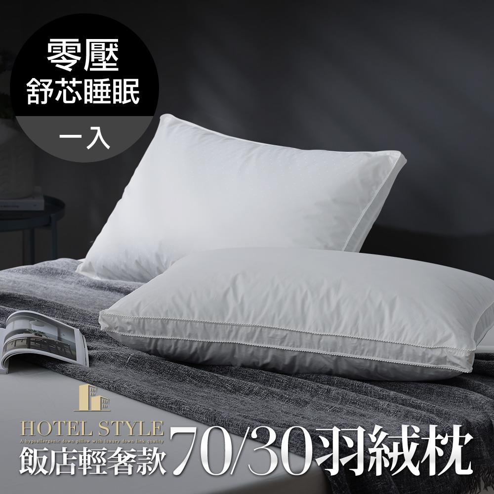 一入組 / 星級飯店輕奢款70/30羽絨枕 / HOYACASA