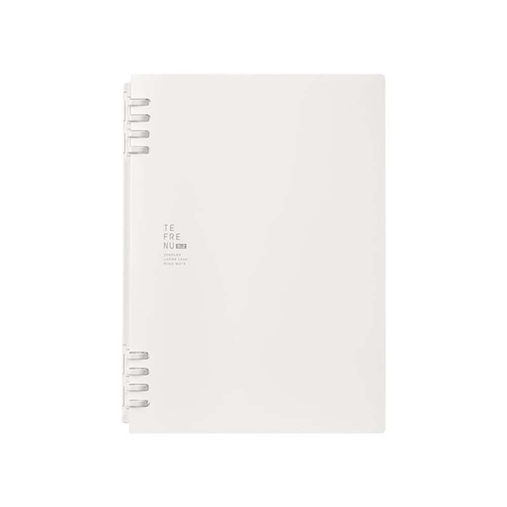 【KING JIM】TEFRENU BiZ 商務用活頁線圈本筆記本 A5 白色 (9854TEB-WH)