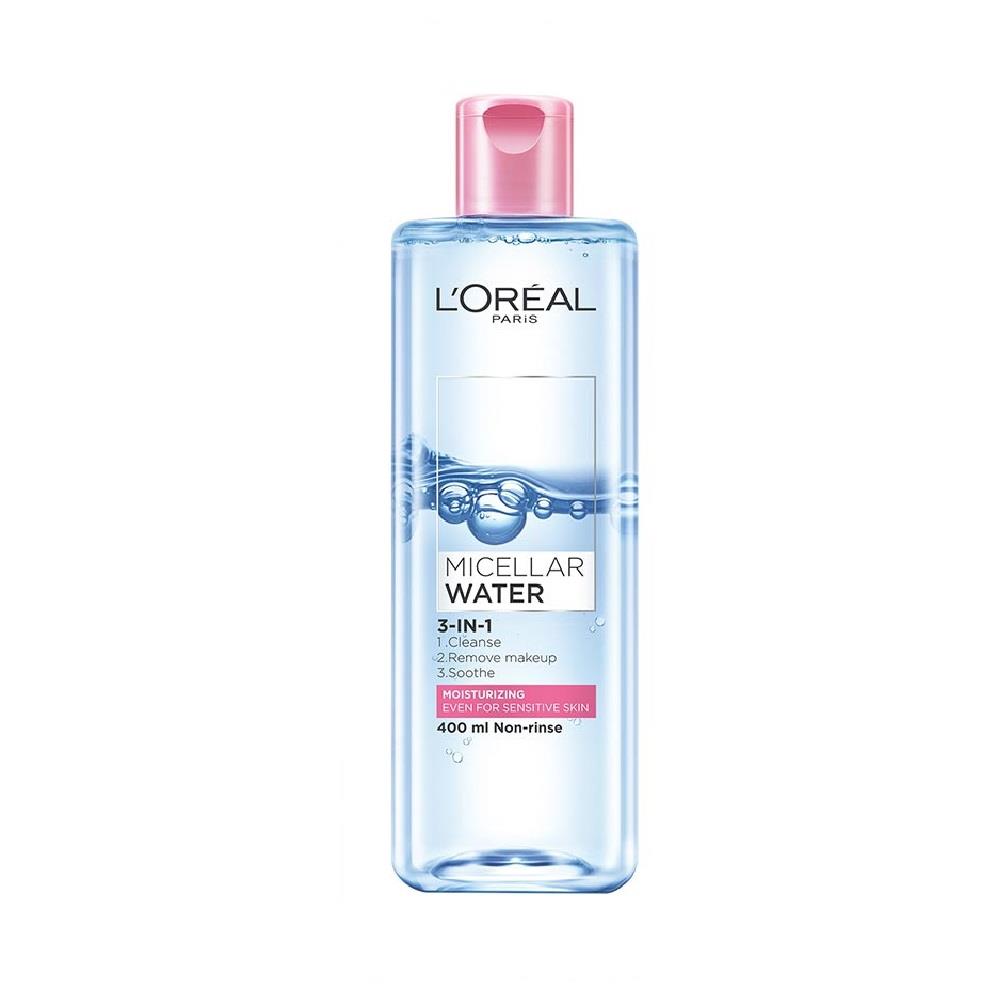 LOREAL三合一卸妝潔顏水 保濕400ml