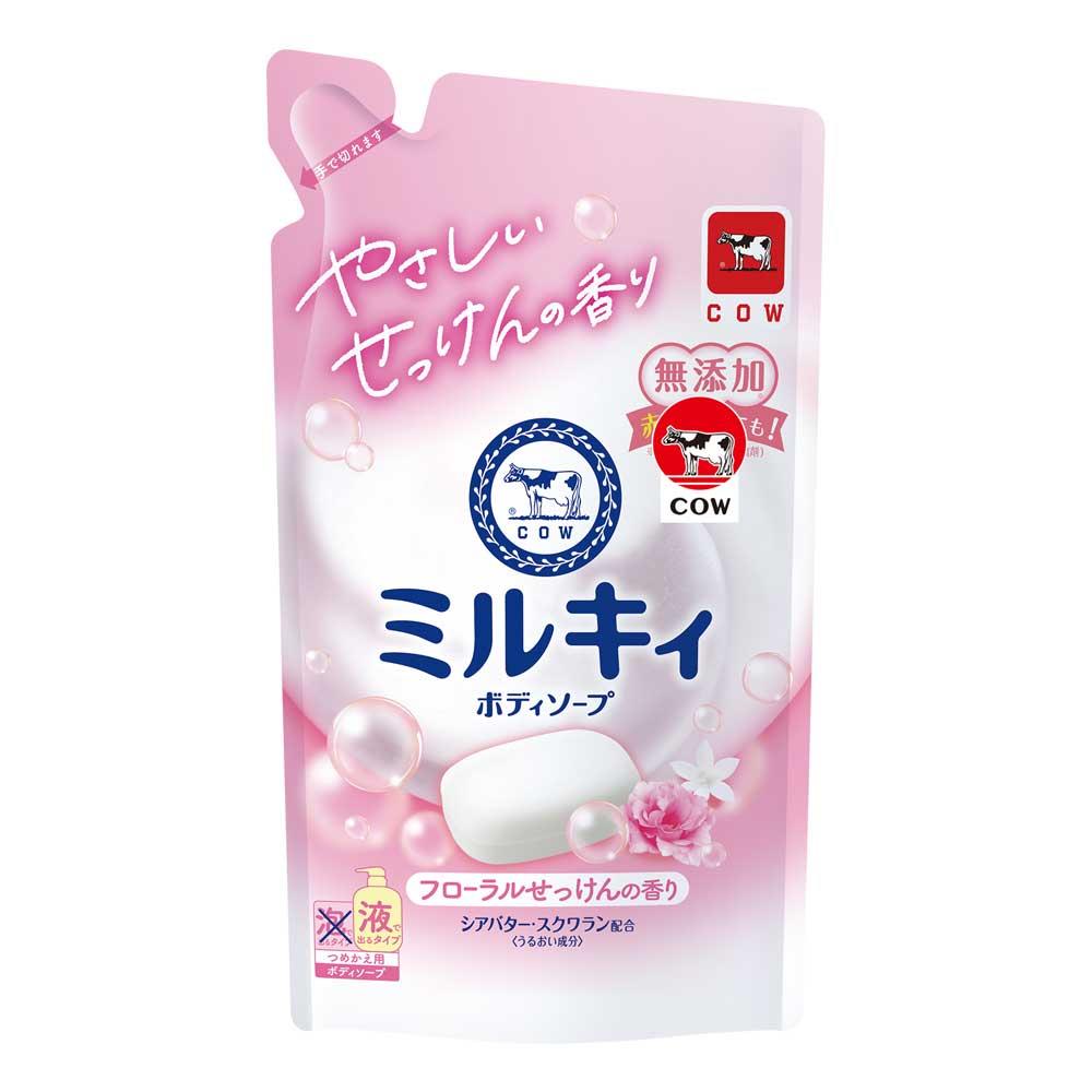 牛乳石鹼Milky牛乳精華沐浴乳補充玫瑰360ml