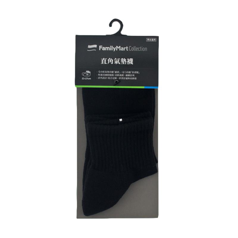 【ＦＭＣ】ＦＭＣ黑直角氣墊襪４雙組(１１＊２５＊７．５ｃｍ)