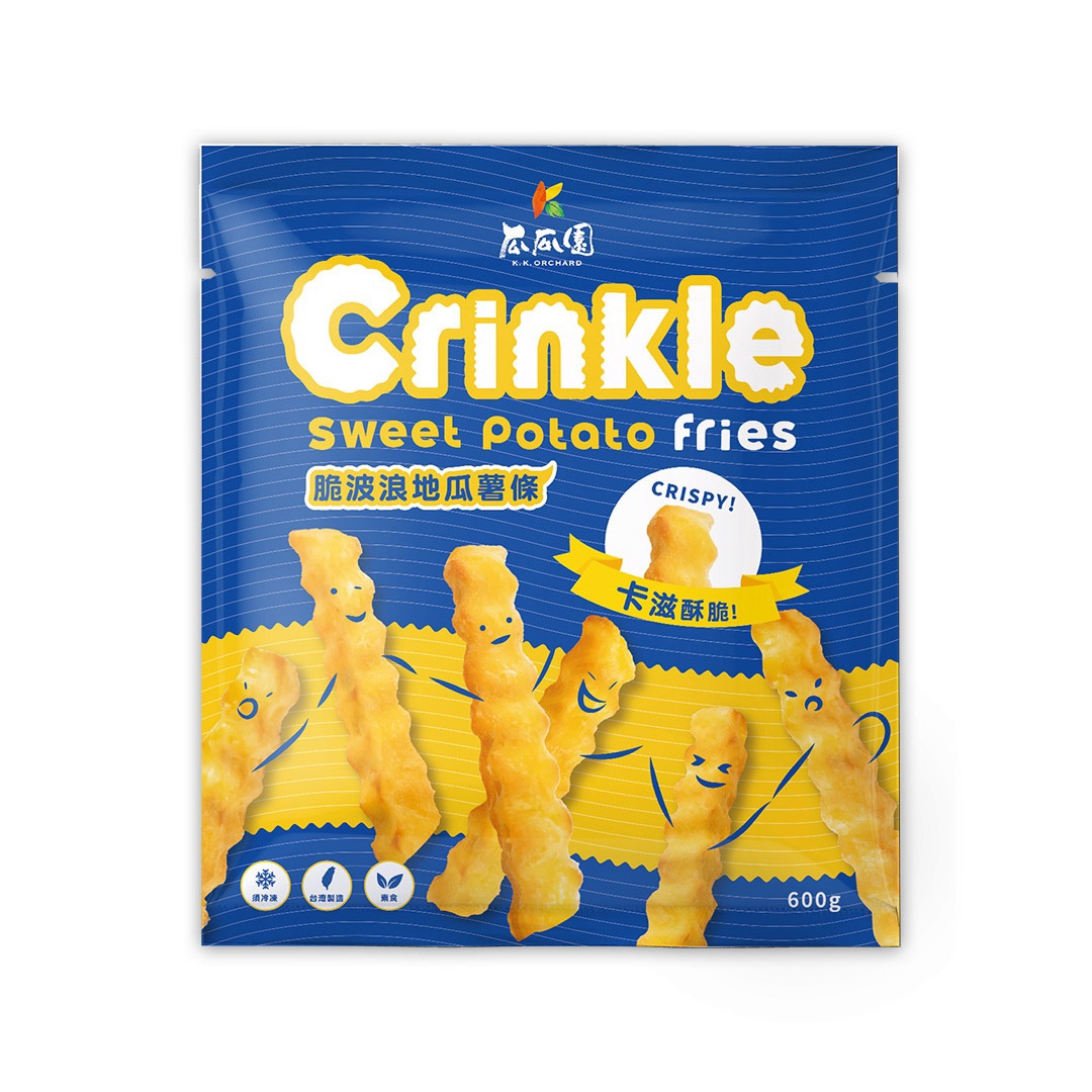 【瓜瓜園】脆波浪地瓜薯條(６００ｇ／包)(效期至2026/03/19)