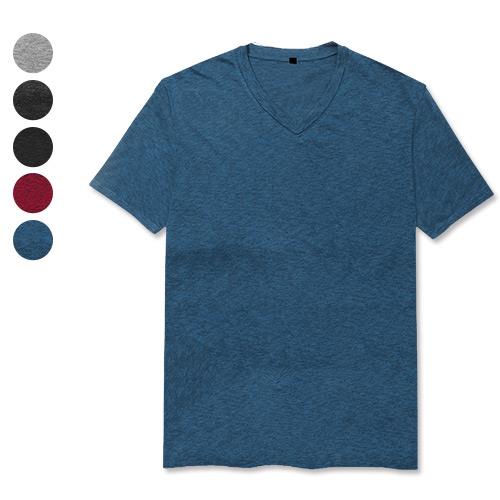 短T恤 MIT韓版基本款V領混色圓領素面短袖上衣(5色) 現+預【NW622055】