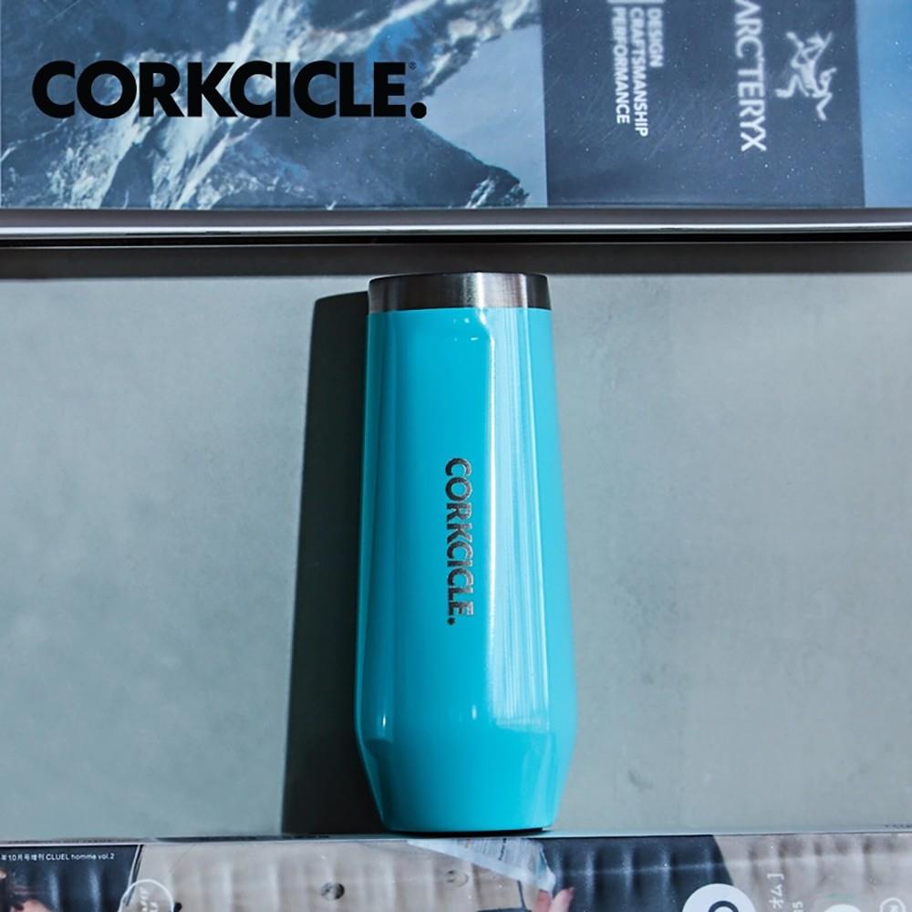 【ＣＯＲＫＣＩＣＬＥ】三層真空香檳杯－土耳其藍(２００ｍｌ)