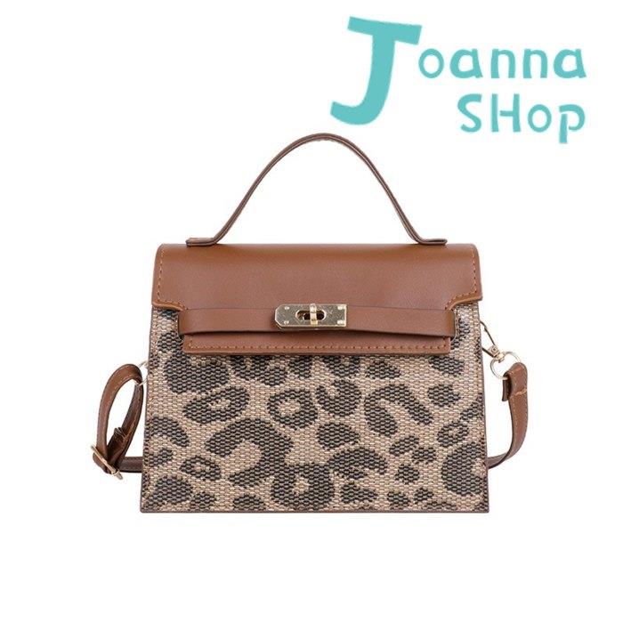有個性的豹紋逛街百搭斜背包1-Joanna Shop