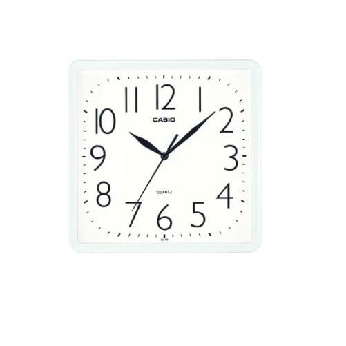 卡西歐CASIO 方形掛鐘/時鐘-白色(IQ-06-7DF)