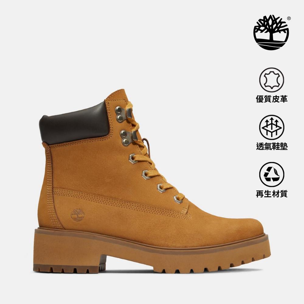 Timberland 女款小麥色休閒中筒靴|A5VPZ231