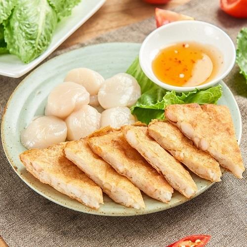 【冷凍店取－昊鼎】千張干貝月亮蝦餅(１１０ｇ±５％／片)