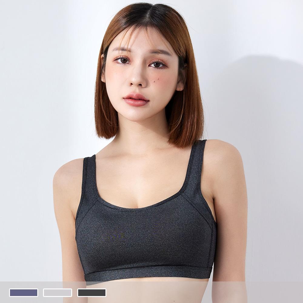 運動內衣【背扣式】B-D 無鋼圈零束縛 極柔軟透氣舒適運動型背心 6762