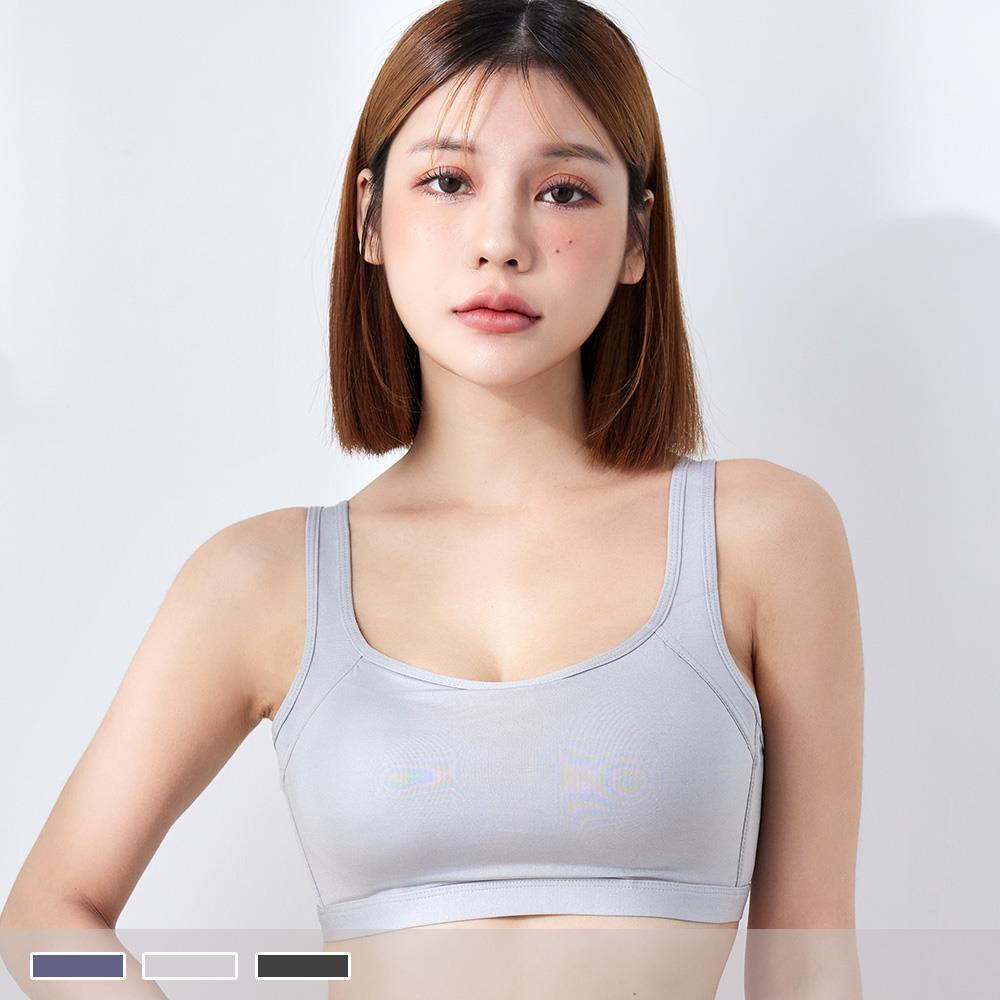運動內衣【背扣式】B-D 無鋼圈零束縛 極柔軟透氣舒適運動型背心 6762