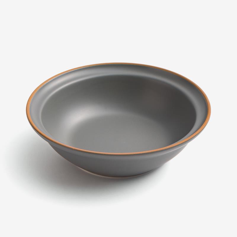 WAGA 樸質白玉 16.5cm 陶瓷碗｜霧灰｜單品
