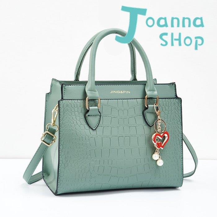 小資愛心格美美love上班手提斜背包2-Joanna Shop