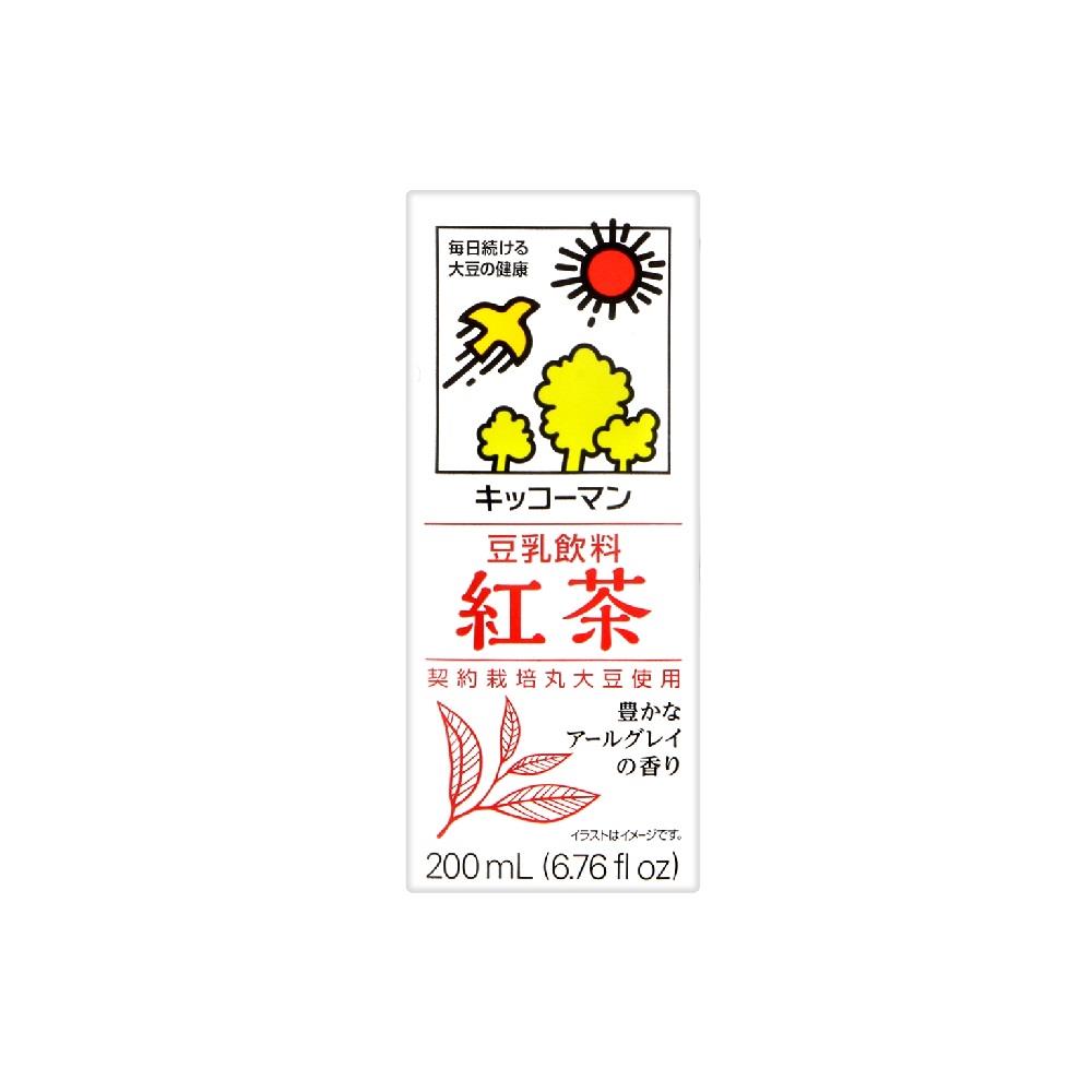 龜甲萬豆乳_紅茶風味200ml