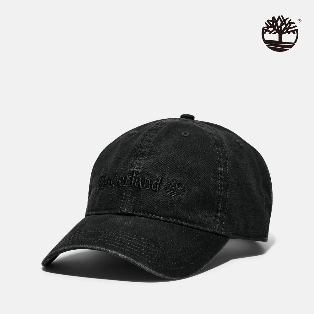 Timberland 男款黑色棉質棒球帽|A1F54001