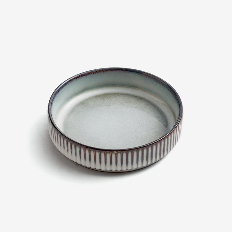 WAGA 樸質線紋 10cm 陶瓷小碟｜單品
