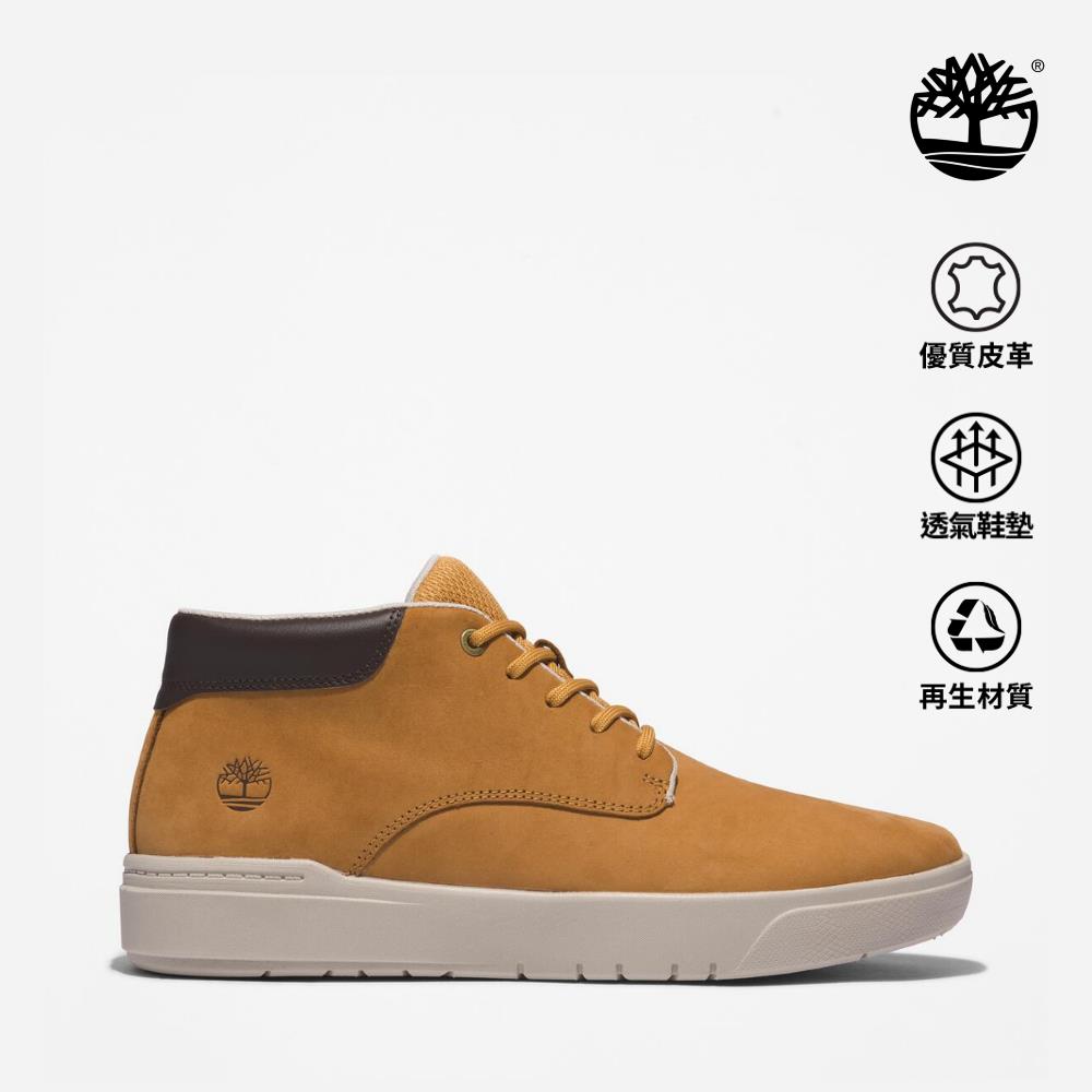 Timberland 男款小麥色中筒休閒鞋|A5S4Z231